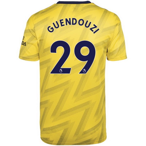 Maillot Football Arsenal NO.29 Guendouzi Exterieur 2019-20 Jaune